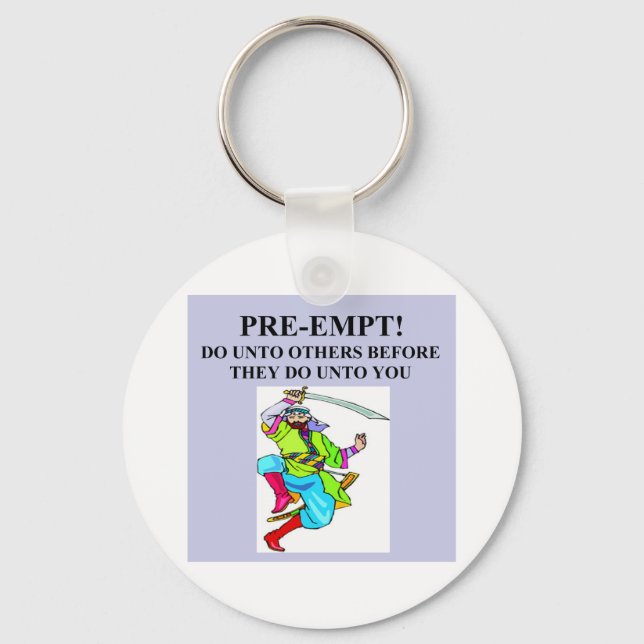 duplicate bridge game player key ring (Front)