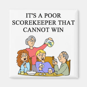 duplicate bridge game player magnet