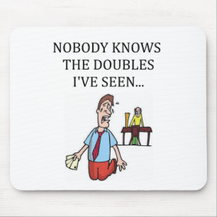 duplicate bridge game player mouse pad