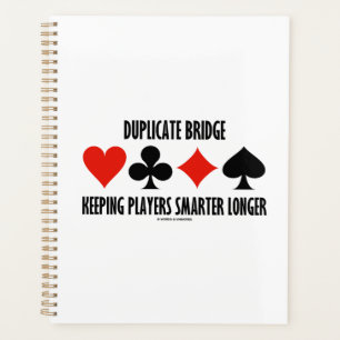 Duplicate Bridge Keeping Players Smarter Longer Planner