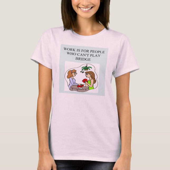 duplicate bridge player game T-Shirt (Front)
