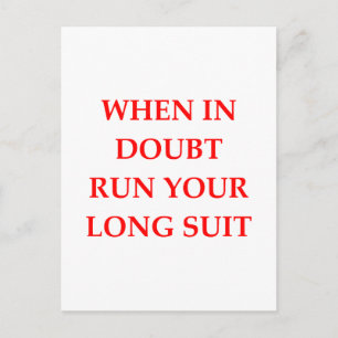 duplicate bridge postcard