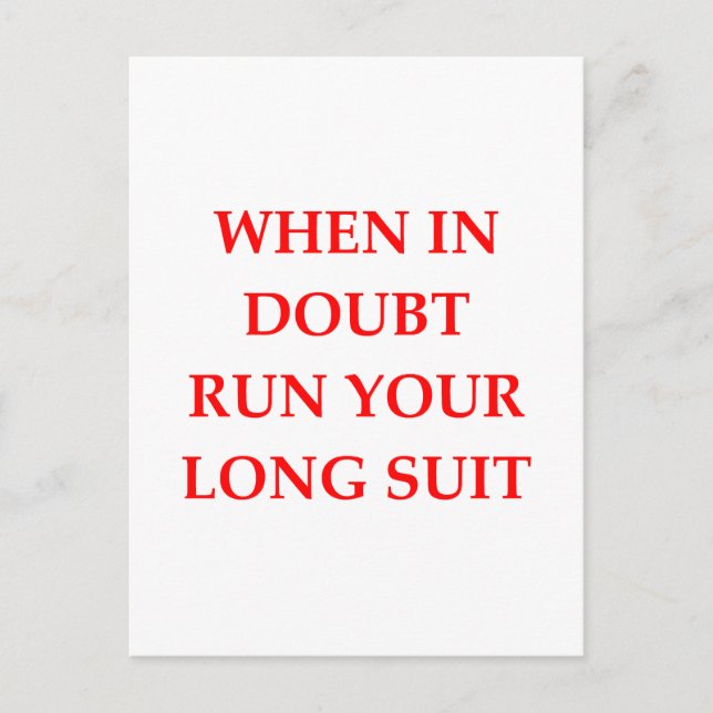 duplicate bridge postcard (Front)