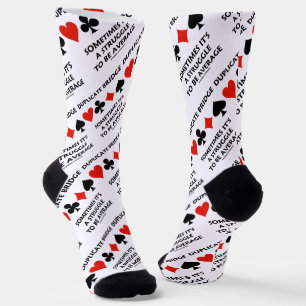 Duplicate Bridge Sometimes Struggle To Be Average Socks