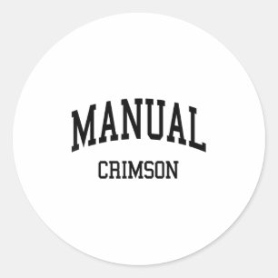 Dupont Manual High School Hs Louisville Ky Retro S Classic Round Sticker