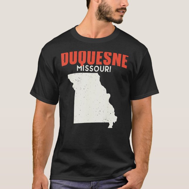 Duquesne Missouri USA State America Travel Missour T-Shirt (Front)