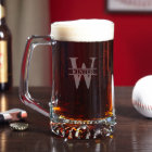 Durable Oakmont Monogram Engraved Beer Mug