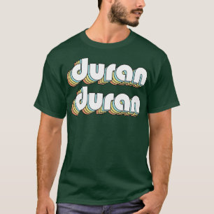 Duran Duran Retro Typography Faded Style T-Shirt