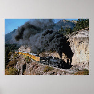 Durango and Silverton Railroad, No. 481, Bear Cree Poster