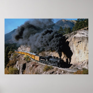 Durango and Silverton Railroad, No. 481, Bear Cree Poster