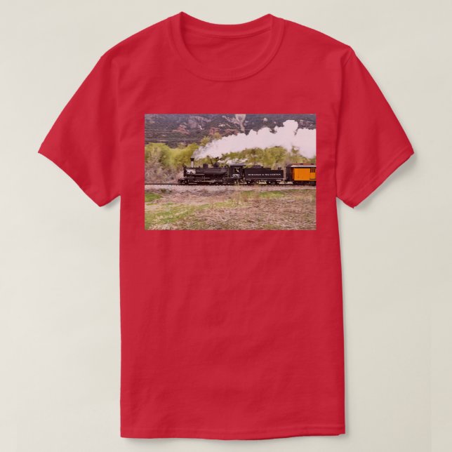 Durango And Silverton Railroad T-Shirt (Design Front)