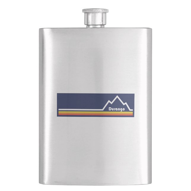 Durango, Colorado Hip Flask (Front)
