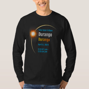 Durango Durango Mexico Total Solar Eclipse 2024 01 T-Shirt