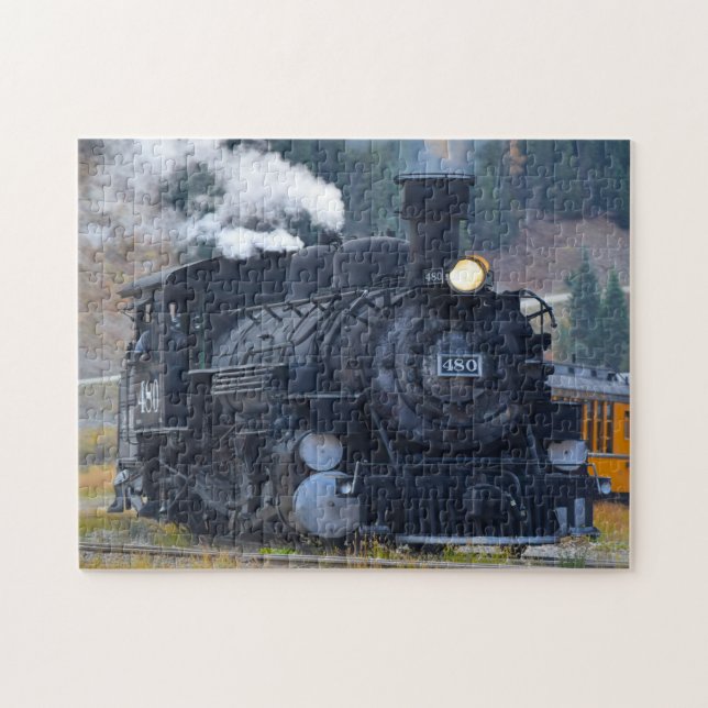 Durango Locomotive Colorado. Jigsaw Puzzle (Horizontal)