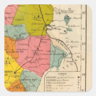 Durango, Mexico Square Sticker