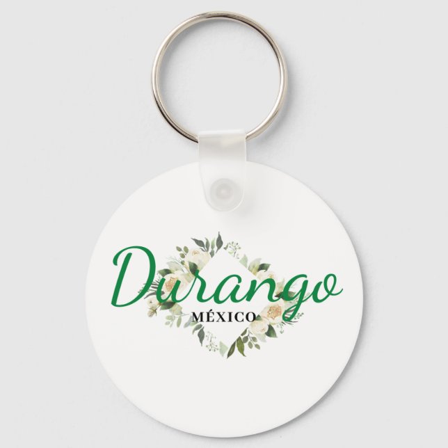 Durango Mexico Travel Destination Bridesmaid  Key Ring (Front)