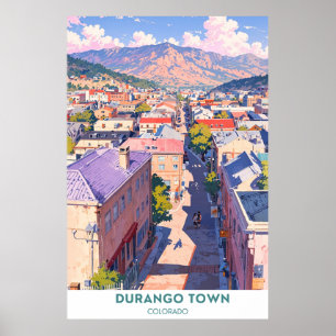 Durango Town - Colorado Poster
