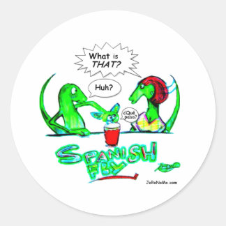 Durante Spanish Fly Classic Round Sticker