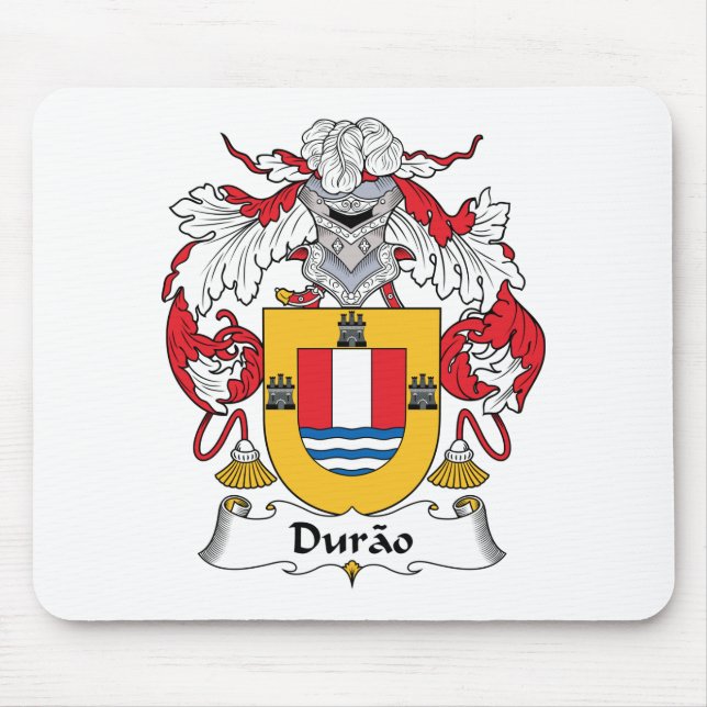 Durao Family Crest Mouse Pad (Front)