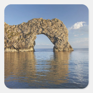 Durdle Door Arch, Jurassic Coast World Heritage 2 Square Sticker