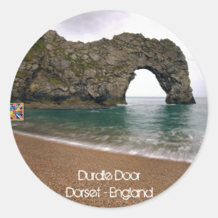 Durdle Door - Dorset - England (Stickers) Classic Round Sticker