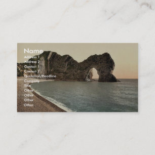 Durdle Door, Lulworth, England classic Photochrom Business Card