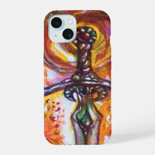 DURENDAL EPIC SWORD Red Yellow Fantasy iPhone 15 Case