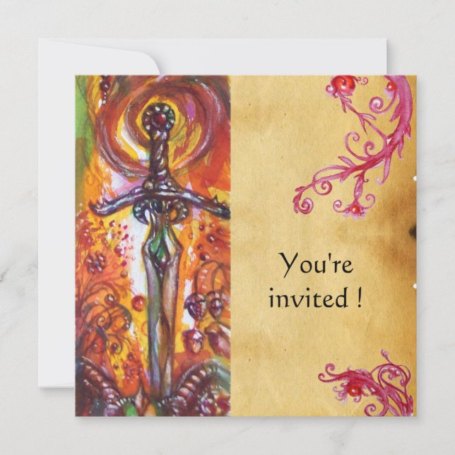 DURENDAL , ROMANTIC SWORD AND THE ANGEL INVITATION (Front)