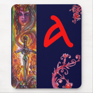 DURENDAL , ROMANTIC SWORD AND THE ANGEL MONOGRAM MOUSE PAD