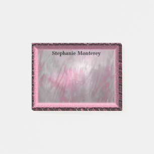 Durenfield Petal Elegant Monogram Post-it Notes