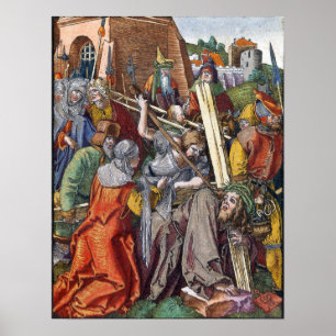 Dürer - The Bearing Of The Cross Poster