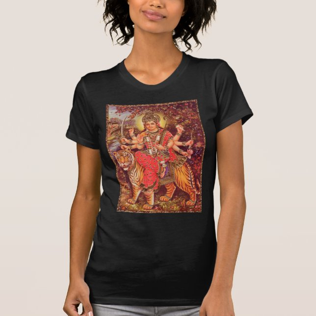 DURGA AND THE TIGER T-Shirt (Front)