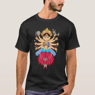 Durga puja Diwali festival Happy Navratri Goddess  T-Shirt
