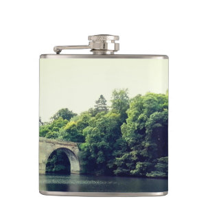 Durham bridge hip flask