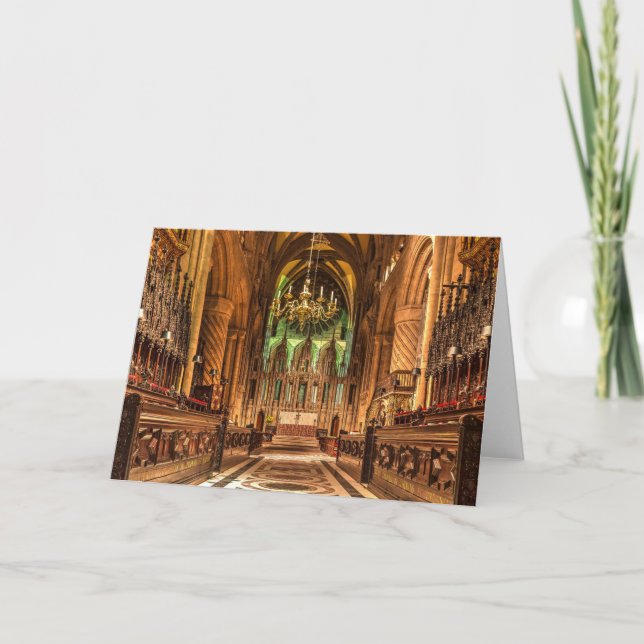 Durham cathedral card (Front)