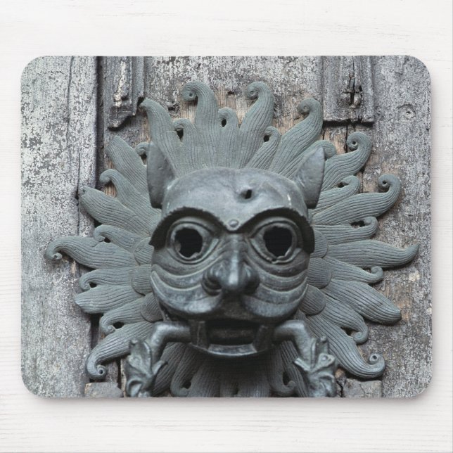 Durham Cathedral Sanctuary Knocker Mouse Pad (Front)