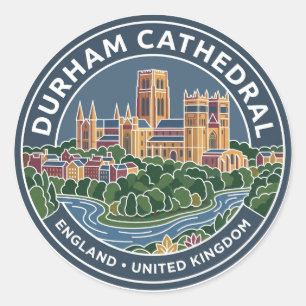 Durham Cathedral United Kingdom Classic Round Sticker