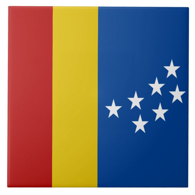 Durham city flag tile (Front)