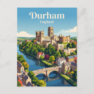 Durham, England Postcard