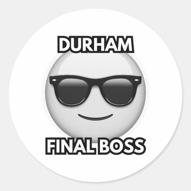 Durham Final Boss Sticker (Front)