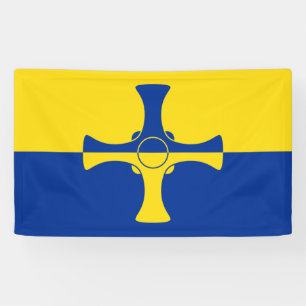 Durham Flag (County of England, UK) Banner