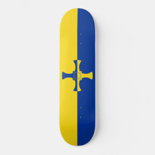Durham Flag (County of England, UK) Skateboard