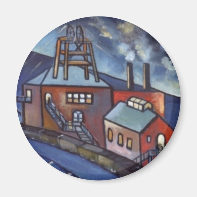 DURHAM MAIN COLLIERY MAGNET (Front)