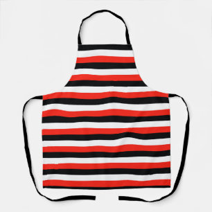 durham maori flag sardinia stripes red black white apron
