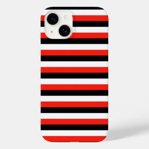durham maori flag sardinia stripes red black white Case-Mate iPhone 14 case