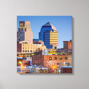 Durham North Carolina Wrapped Canvas 16.80 X 17.50