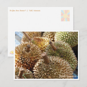 Durian Bali - Travel postcard