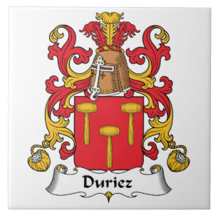 Duriez Family Crest Tile