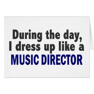 During The Day I Dress Up Like A Music Director