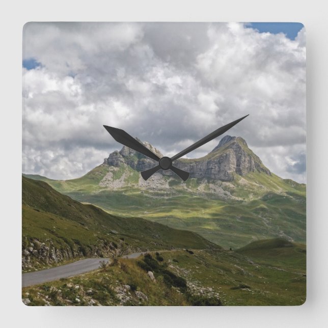 Durmitor National Park in Montenegro Square Wall Clock (Front)